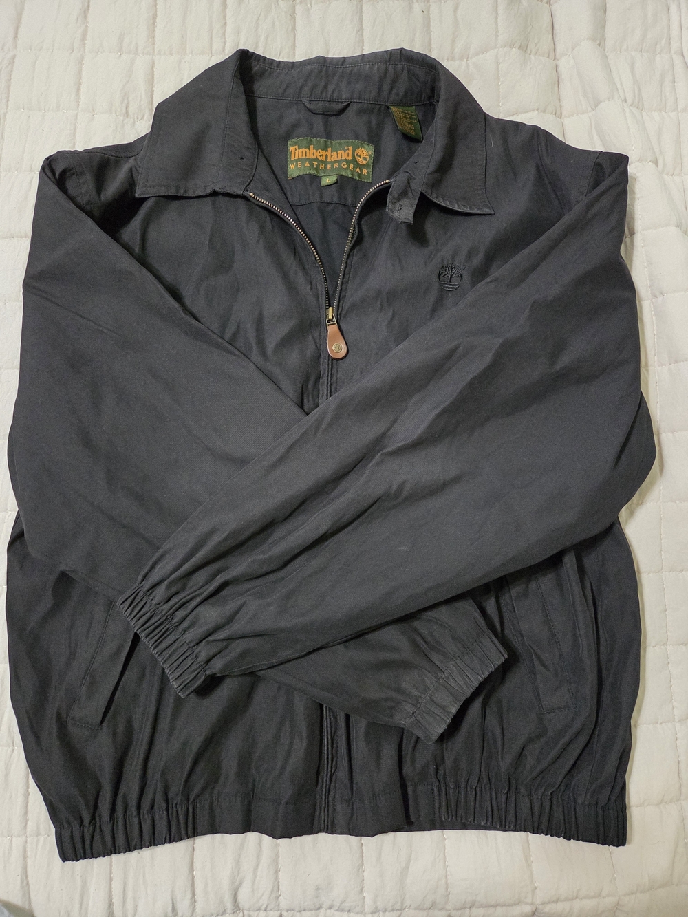 Timberland Men's Black Zip-Front Jacket